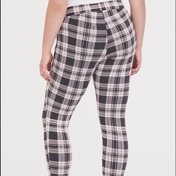 Torrid 2X Retro Plaid Premium Leggings - Picture 3 of 10
